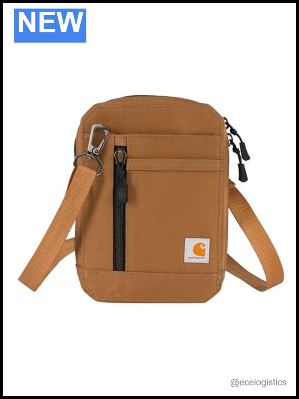 Carhartt Nylon Duck Crossbody Wallet - 700D Water Resistant Adjustable Strap
